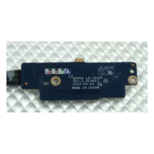 Original Dell Precision M4700 media button board with LED and cable LS-7932P