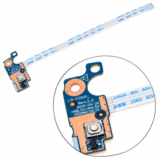 Laptop Power Button On Off for HP 15-AC 15-AY 15-AF 15-BA 15-BN LS-C701P