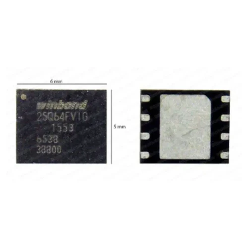 Winbond W25Q64FVZEIG W25Q64FVZPIG 25Q64FVIG 64Mbit SPI flash memory IC