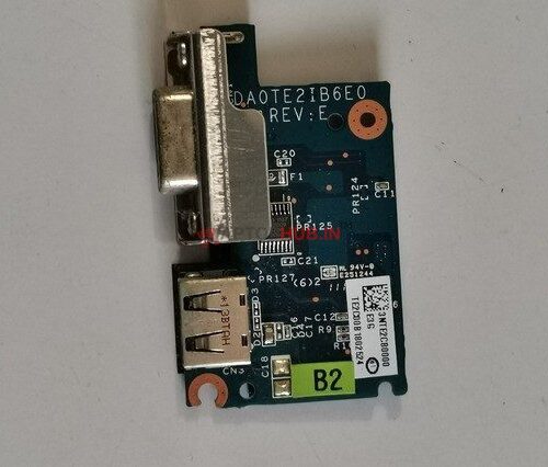 Original Used Toshiba Satellite L640 Laptop Vga Usb Port Board W/Cable Da0te2ib6e0