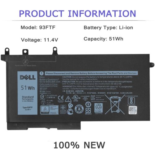 Original Laptop battery for Dell Latitude 5280 5290 5480 5490 5495 5580 5590