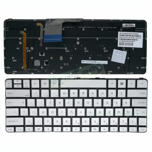 Laptop Internal Keypad Keyboard For Hp Spectre 13t 13.3" Probook 13-3000 Laptop Keyboard Backlit P/N 743897-001