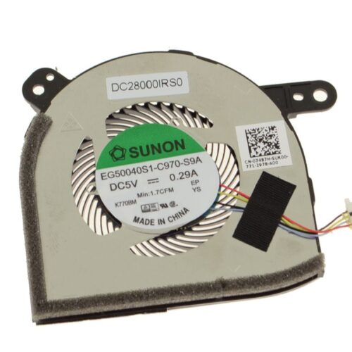 New Laptop Compatible CPU Cooler Cooling Fan for Dell Latitude 5285 2-in-1 Tablet CPU Cooling Fan 7487H