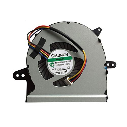 New Laptop Compatible CPU Cooler Cooling Fan for Asus CPU Thermal Cooling Fan X401 X401U X401V X501 X501U X501V KSB0705HB-CA72 EF50050V1-C081-S99 13GN4O10M070-1 13GN4O10M060-2 13GN4O10M060-1