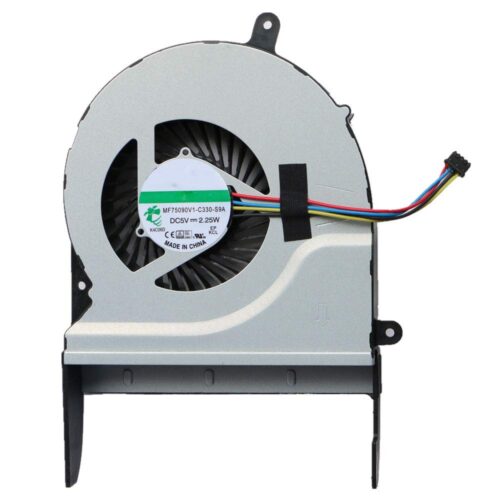 New Laptop Compatible CPU Cooler Cooling Fan for Laptop Fan For Asus G58VW DC5V 2.25WG58 G58J G58JB G58JK G58JM G58 G58J G58JB G58JK G58JM G58JW G58JW Laptop Cooler