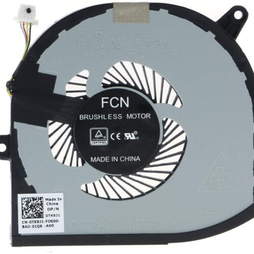 New Dell XPS 15 9570 Laptop cpu Cooling Fan 008YY9 0TK9J1 TK9J1 08YY9