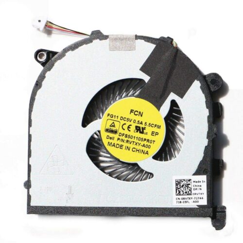 New Dell XPS 15 9550 Precision 5510 CPU Laptop cpu Cooling Fan 036CV9 36CV9 DFS501105PQ0T FG12