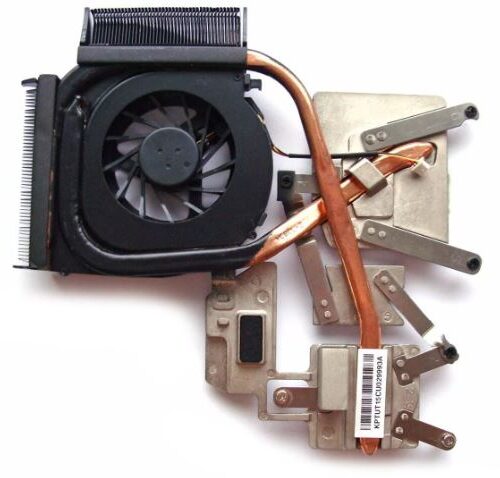 Original Used Hp Laptop Pavilion DV6 1000 Series Discreet Cooling Heatsink with Fan 532613-001