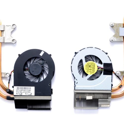 Original Used Hp Pavilion DV6 3000 Series Laptop CPU Cooling Heatsink with Fan 606729-001