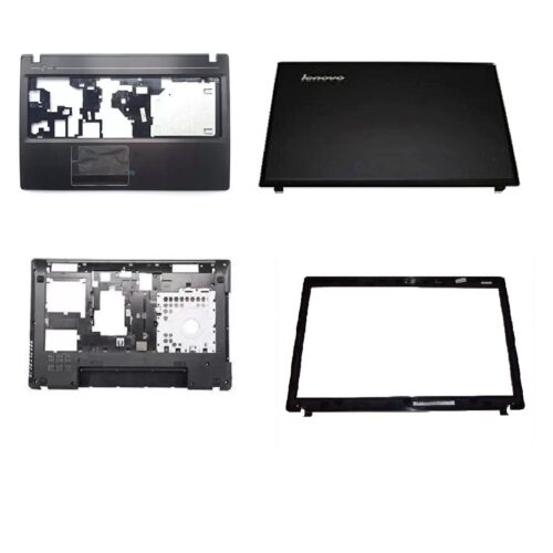 Combo Lenovo G580 Laptop Complete Body, Lcd Back Cover, Laptop Touchpad Palmrest Or Bottom Base