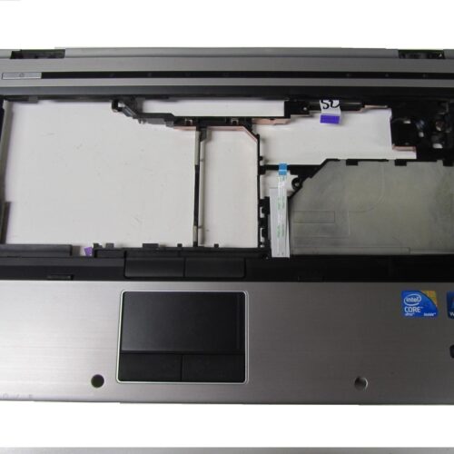 Original Hp Elitebook 8440p Laptop Palmrest Touchpad With Finger Print Reader 594098-001