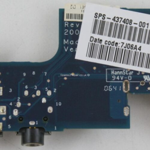 Hp Compaq Presario C300 Laptop Audio Jack Circuit Board 437408-001 4559a732l11 Ls-2483p