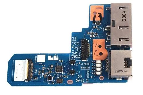 New Lenovo Think Pad Edge E440 Dc Power Jack Lan Ethernet Circuit Board Ns-A151
