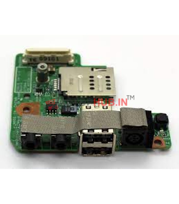 Dell Latitude E5400 Power Dc Jack Usb Audio Board 0c959c 48.4x704.011
