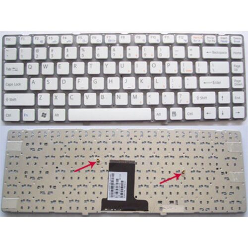 Laptop Internal Keypad Keyboard For Sony Vaio Eb White