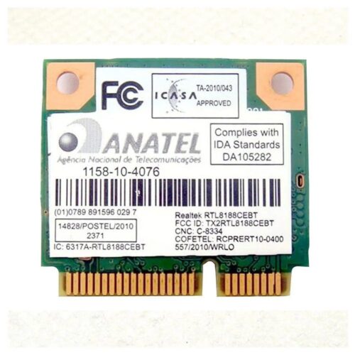 Realtek Rtl8188 Rtl8188cebt Rtl8188ceb8 Half Mini PCIE Bluetooth Wireless Wlan Wifi Card 802.11bgn
