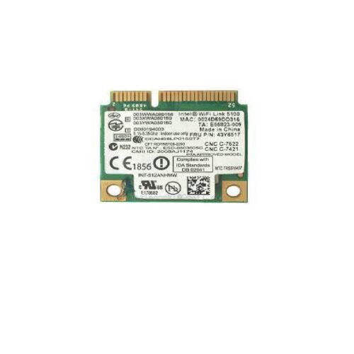 DI New INTEL N5100 512AN_HMW WI-FI CARD FOR HP LAPTOP DV6 DV7 DV8 43Y6517/572507-001