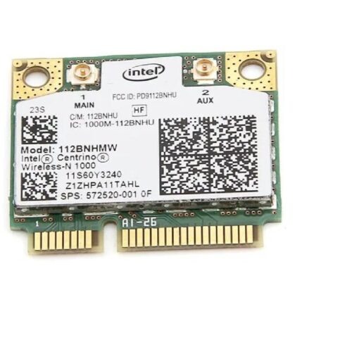 Intel Centrino Wireless N 1000 Half Mini Pci- E WI-Fi Card For Laptop 60y3240/572520-001