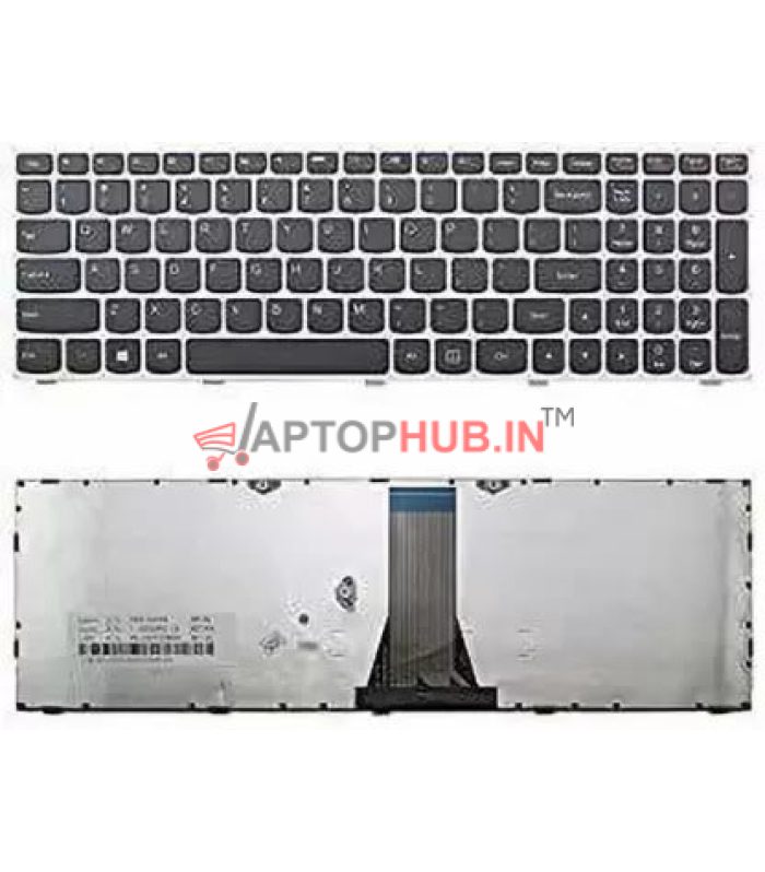 Laptop Internal Keypad Keyboard For Lenovo Z50 70 Z50-75 Z70-80 Flex 2-15, Us Layout Black Without Backlite Replacement Silver Frame