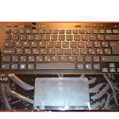 original Laptop Touchpad Palmrest With Keyboard And Backlight 9z.N6blf.201 For Sony Vaio Svs13