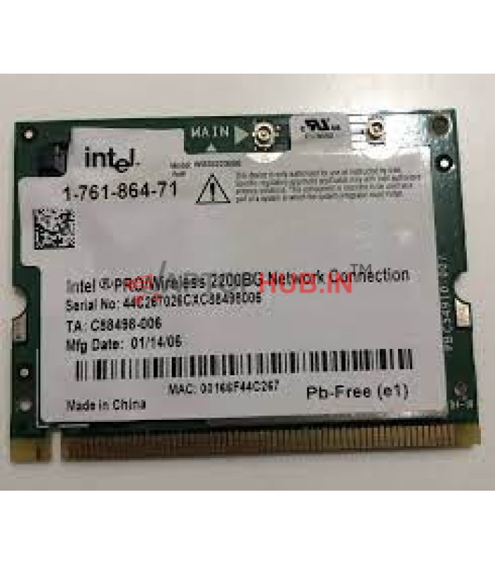 Sony Vaio Pcg-4g1m Intel Pro/Wireless 2200bg Wifi Card D10710-003 1-761-864-71