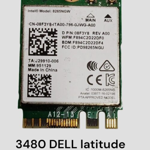 Dolluk Laptop Internal Wireless Wifi Wlan Card Dell Latitude 3480
