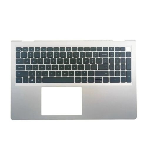 Dolluk laptop touchpad (palmrest) without logic card silver with keybord for dell inspiron 15 3510 3511