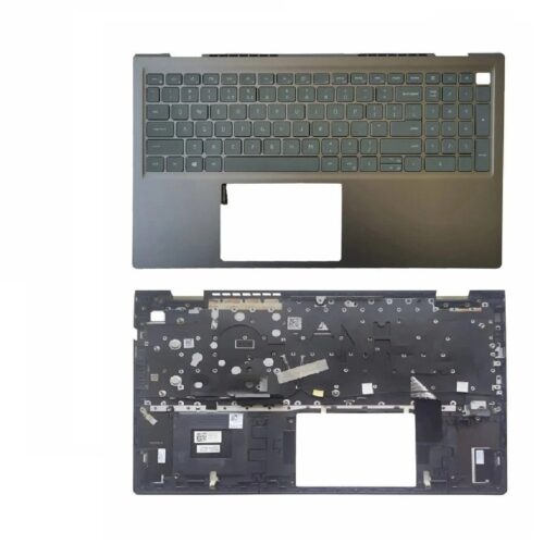 Dolluk Laptop Palmrest Touchpad Backlit Keyboard For Dell Inspiron 5510 5518