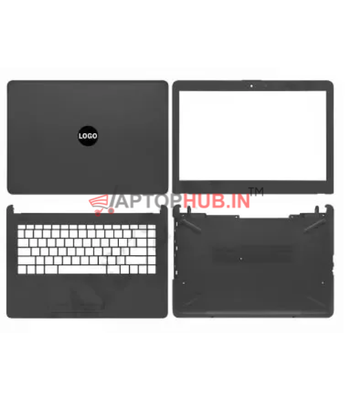 HP 14-BS 14-BW 14-BU 246 G6 240 G6 LCD Top Cover Bezel with Touchpad Palmrest and Bottom Base Body