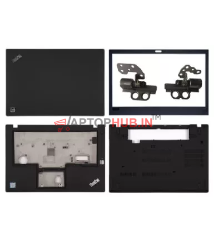 Lenovo ThinkPad T480 A485 LCD Top Cover Bezel Hinges with Palmrest and Bottom Base Full Body Assembly
