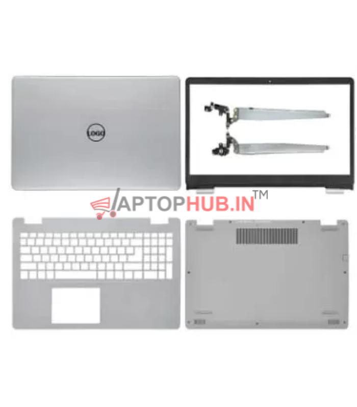 Dell Inspiron 15 5000 5593 LCD Top Cover Bezel Hinges with Palmrest and Bottom Base Full Body Assembly