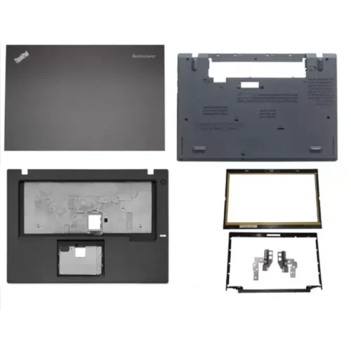 Lenovo ThinkPad T440 T450 LCD Top Cover Bezel Hinges with Palmrest and Bottom Base Body Assembly