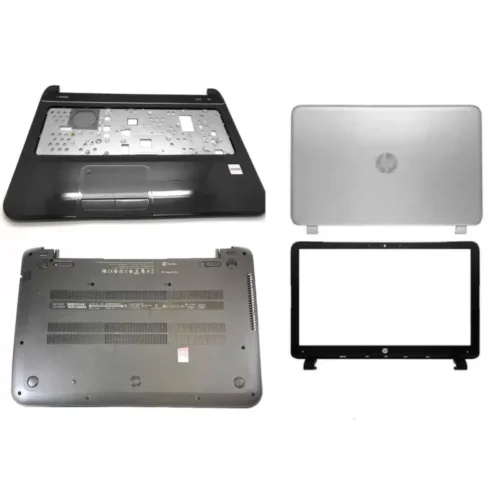 HP Pavilion Sleekbook 15-b002ee LCD Top Cover Bezel with Touchpad Palmrest and Bottom Base Full Body Assembly No Hinges