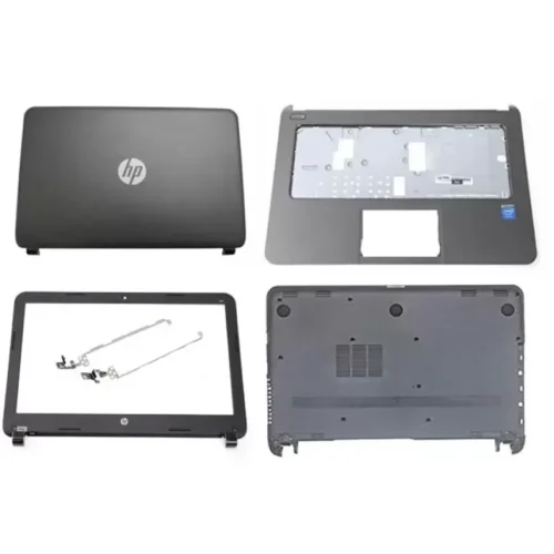 HP Notebook 240 G3 14inch LCD Top Cover Bezel Hinges with Upper Palmrest and Bottom Base Full Body ( No Touchpad PCB)