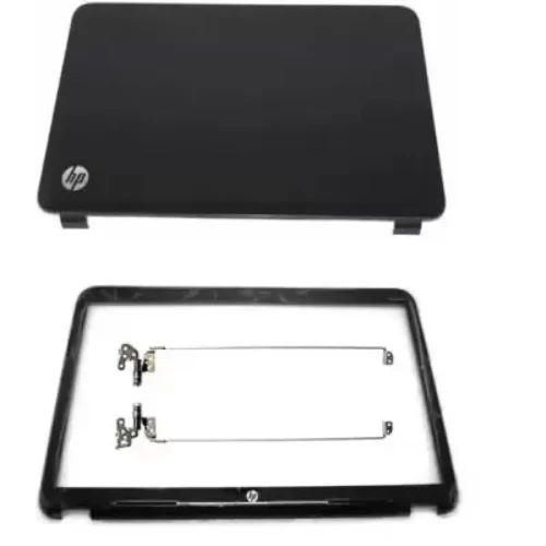 HP Pavilion G6-1200tx LCD Top Cover Bezel with Hinges and Cap ABH