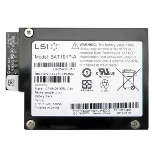 Ibm Serveraid M5100 Series Battery Kit 81y4491