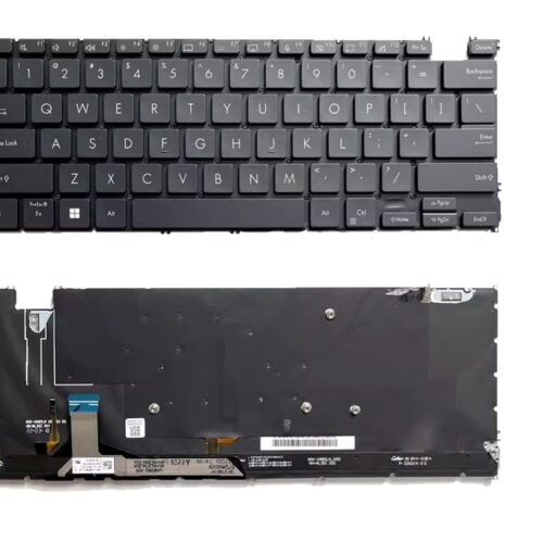 Dolluk Laptop Backlit Keyboard Without Frame United States Us For Asus Zenbook S 13 Um5302t Um5302ta