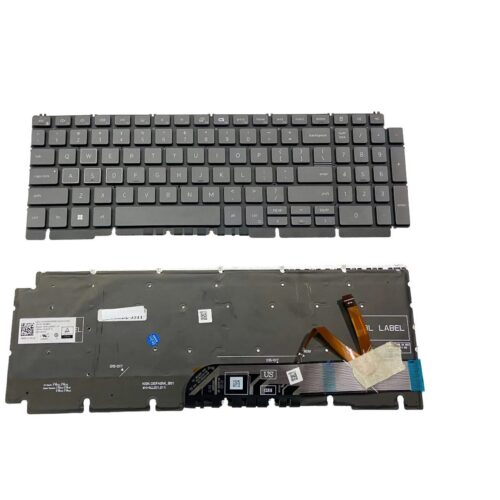 Dolluk Laptop Keyboard Black Keys With Rgb Backlight Us Layout For Dell G15 5510 5511 5515