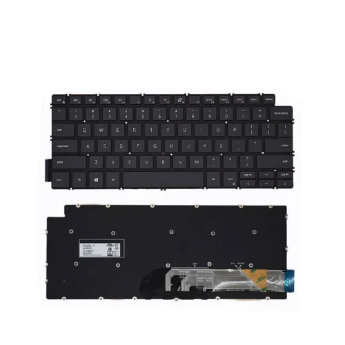 Dolluk Laptop Us Keyboard No-Backlit Black/Gry Color For Dell Vostro 14-3000 Series 3400 3401 3402 3405