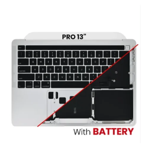 MacBook Pro A2338 Silver Top Case with Keyboard and Battery