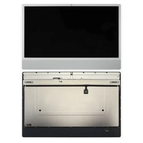 iMac 24-inch LCD Display Assembly LM235UH1-SDD3 Grade A Used OEM Pull Silver Big Camera Hole