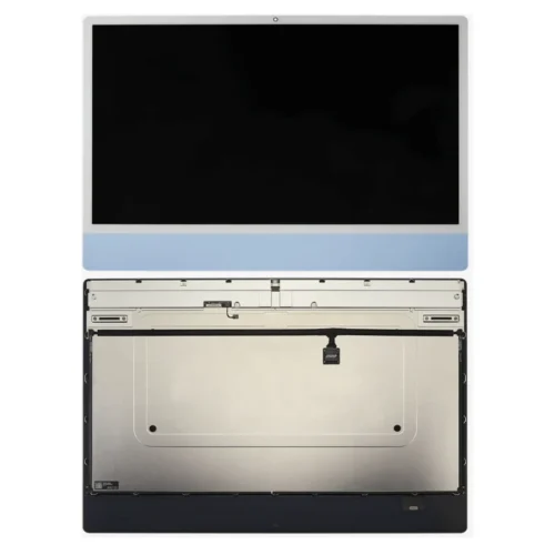 Used OEM Grade A blue iMac 24-inch LCD display assembly LG204A LM235UH1-SDD2 with big camera hole