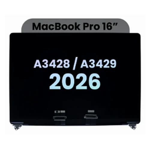 Complete LCD Display Assembly for MacBook Pro 16 A3428 A3429 2026 Space Black