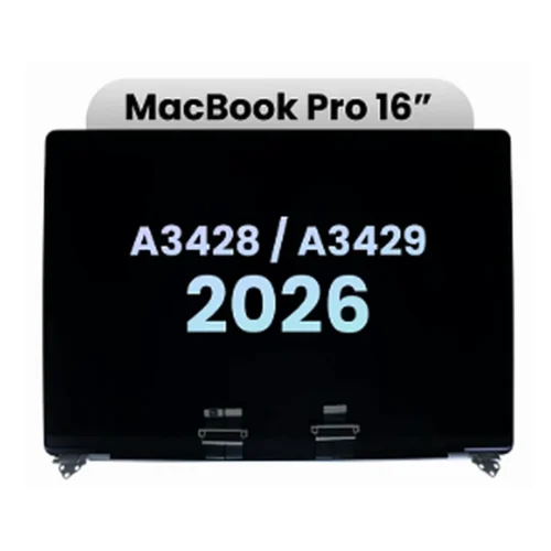 Complete LCD Display Assembly for MacBook Pro 16 A3428 A3429 2026 Silver